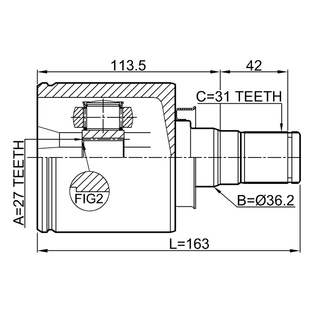 FEBEST 2911-FLIIFLH