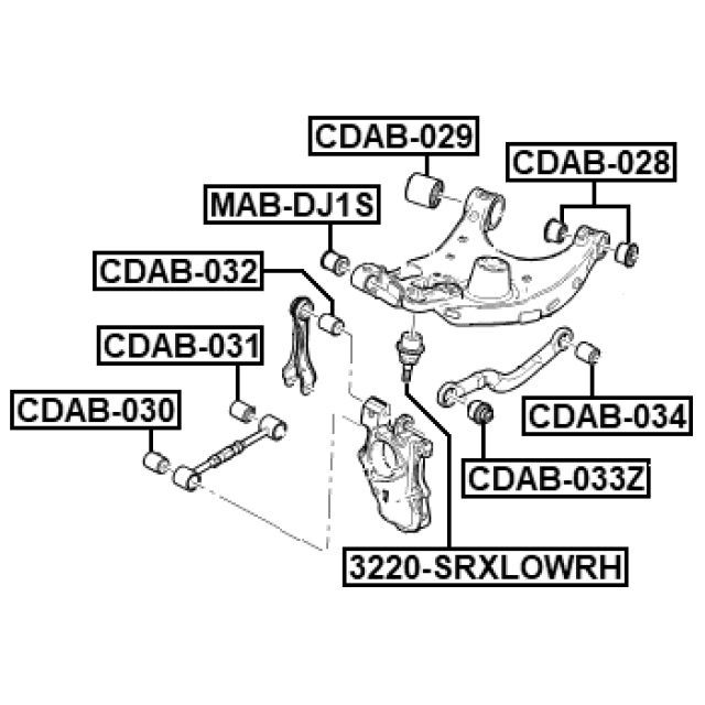 FEBEST 3220-SRXLOWRH