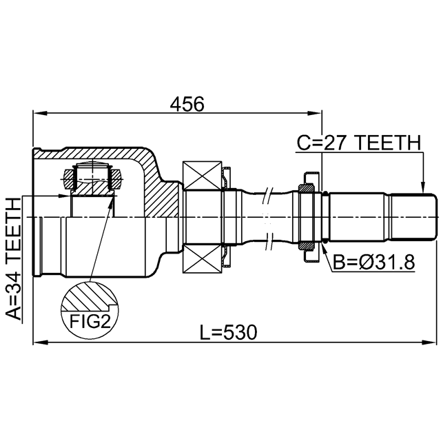 FEBEST 3511-NL32WDATRH