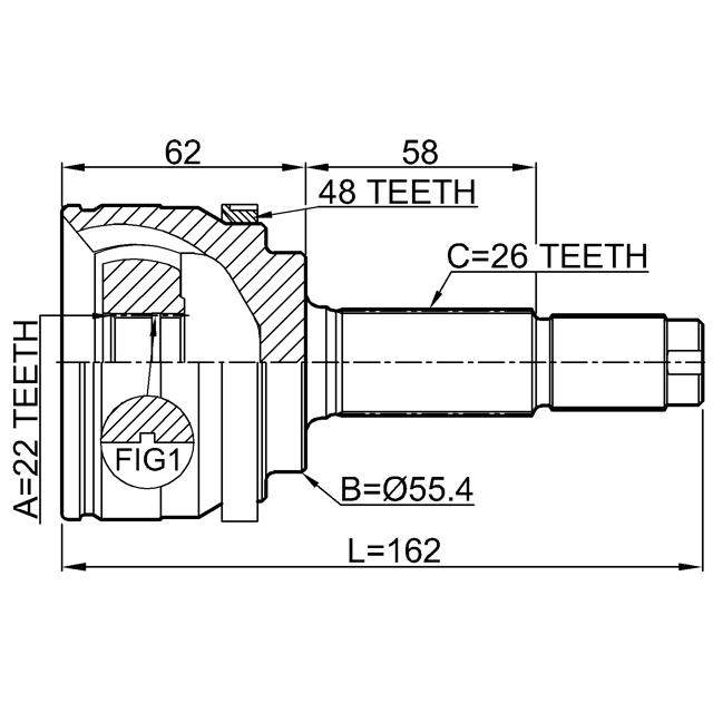 FEBEST 6510-001A48