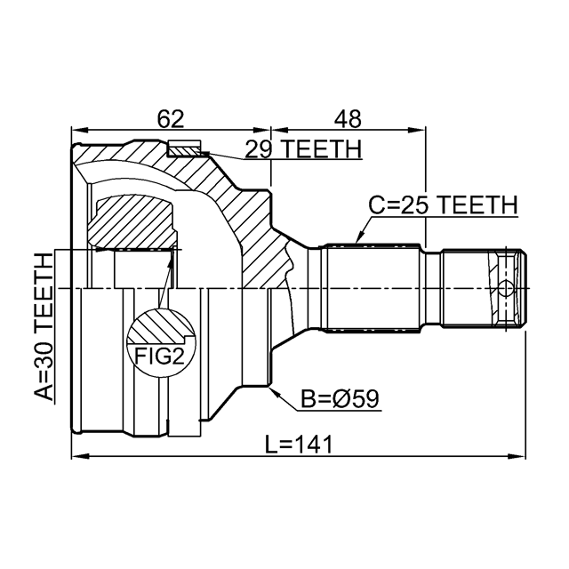 FEBEST 6510-002A29