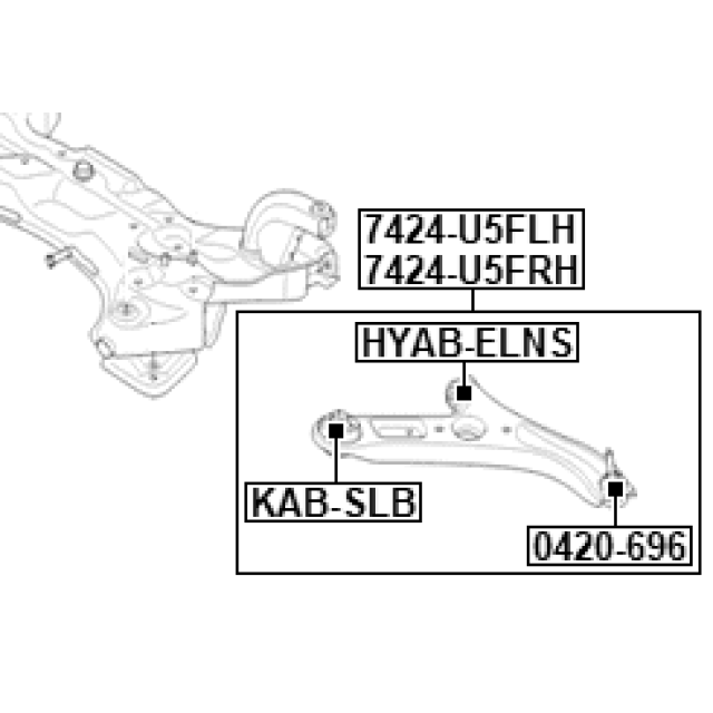 FEBEST 7424-U5FLH