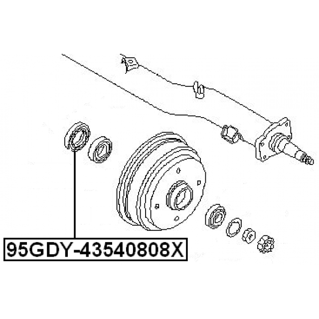 FEBEST 95GDY-43540808X