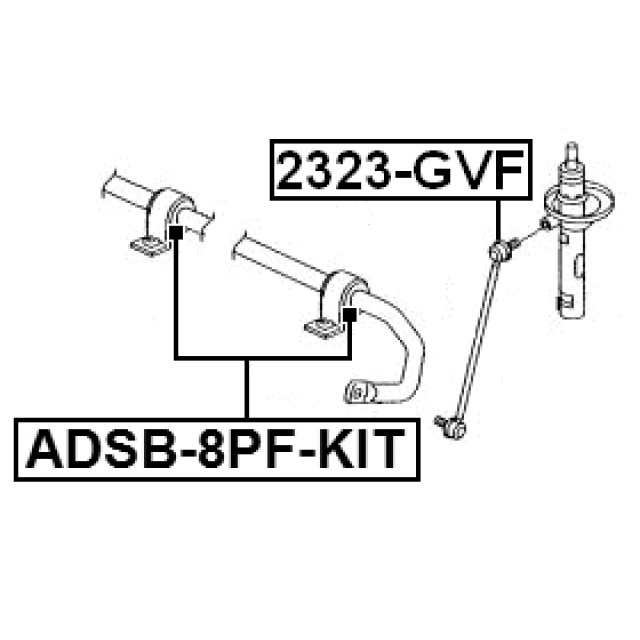 FEBEST ADSB-8PF-KIT