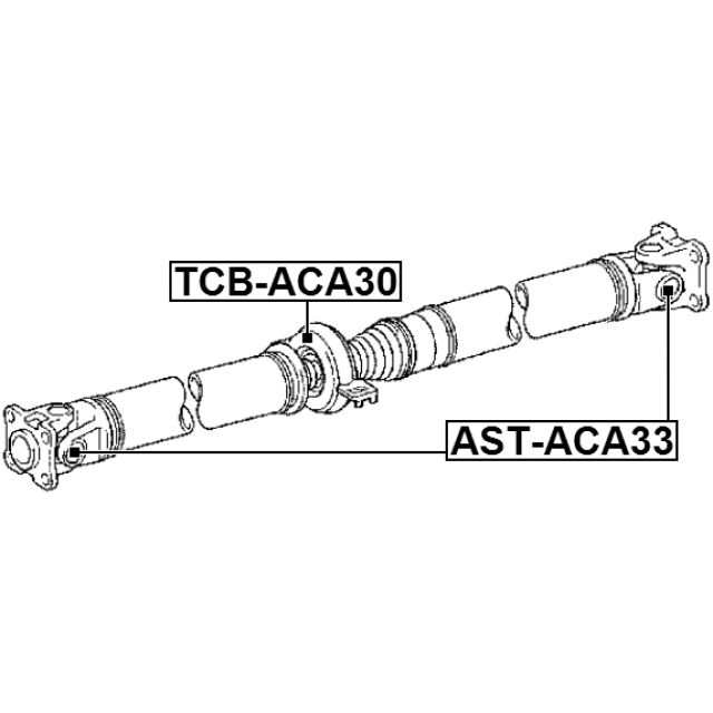 FEBEST AST-ACA33