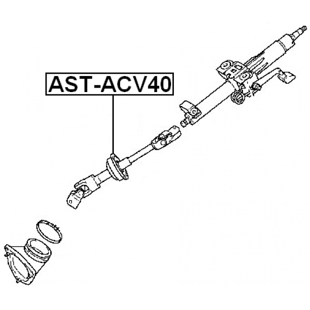 FEBEST AST-ACV40