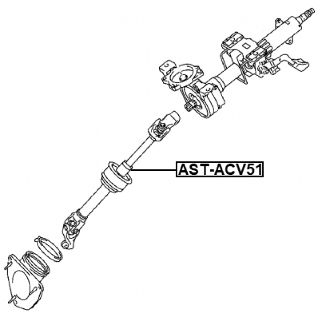 FEBEST AST-ACV51
