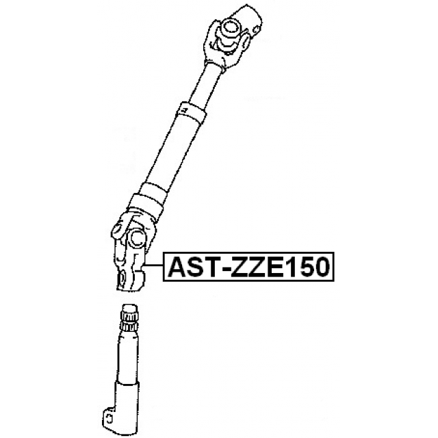 FEBEST AST-ZZE150