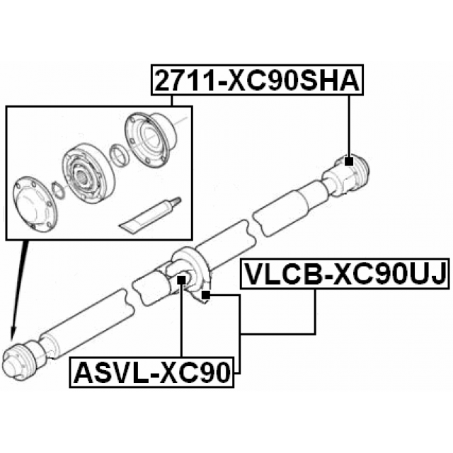 FEBEST ASVL-XC90