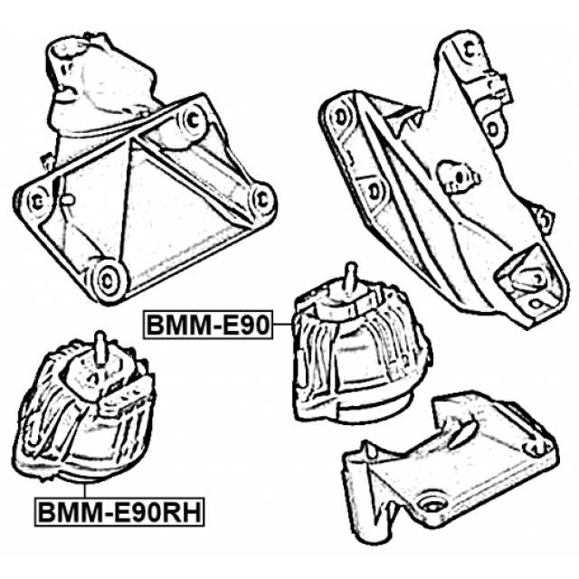 FEBEST BMM-E90RH