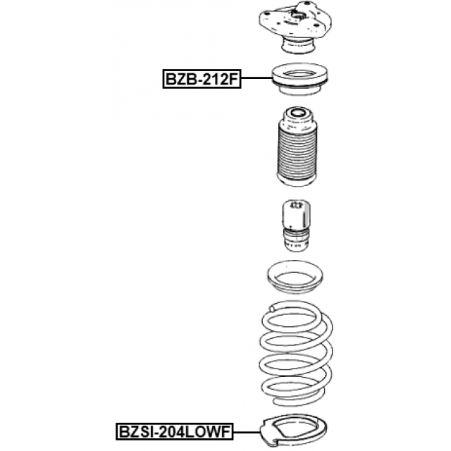 FEBEST BZSI-204LOWF