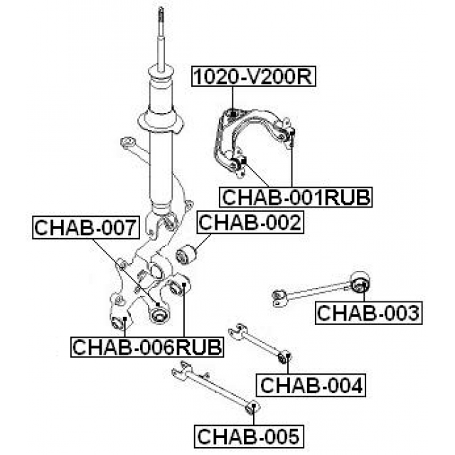 FEBEST CHAB-001RUB