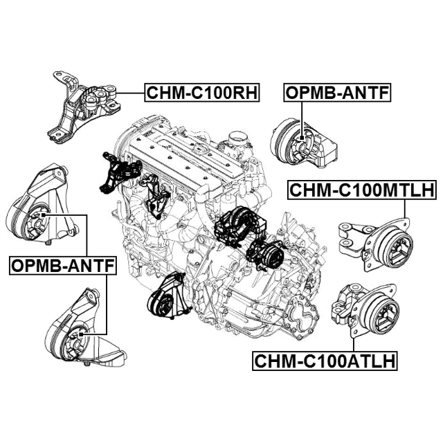 FEBEST CHM-C100RH