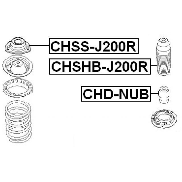 FEBEST CHSHB-J200R