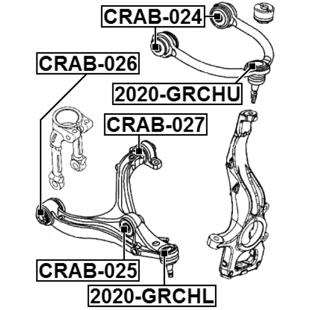 FEBEST CRAB-025