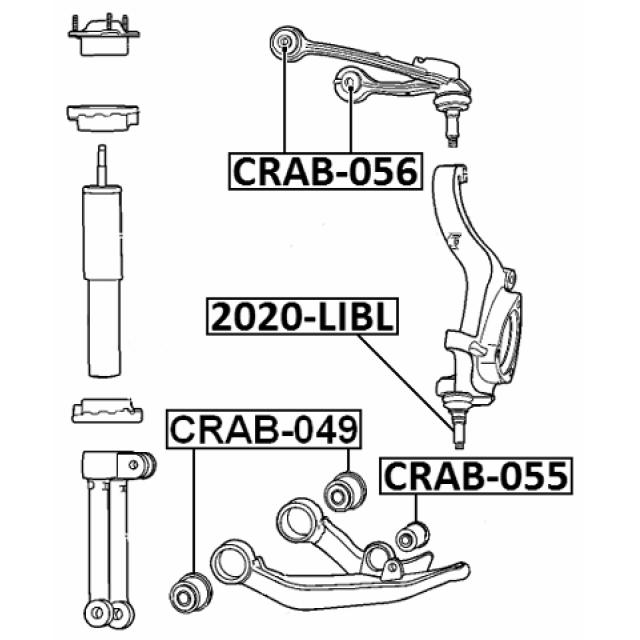 FEBEST CRAB-055