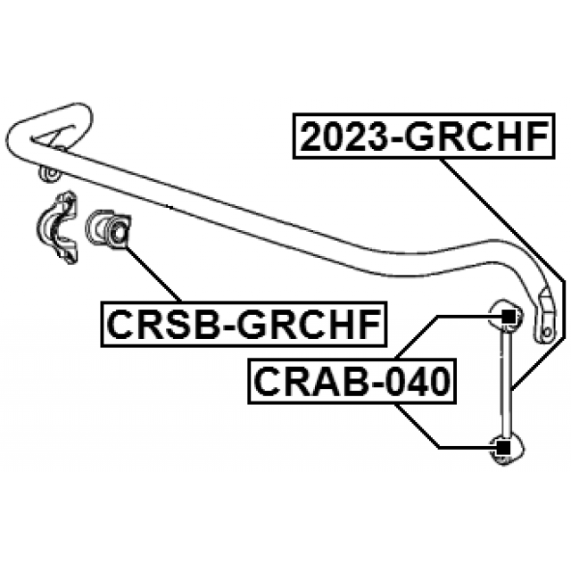 FEBEST CRSB-GRCHF