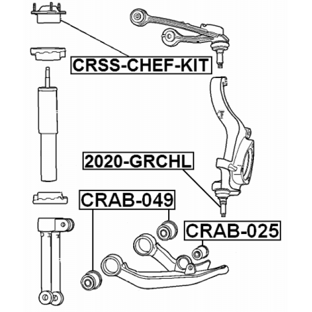FEBEST CRSS-CHEF-KIT