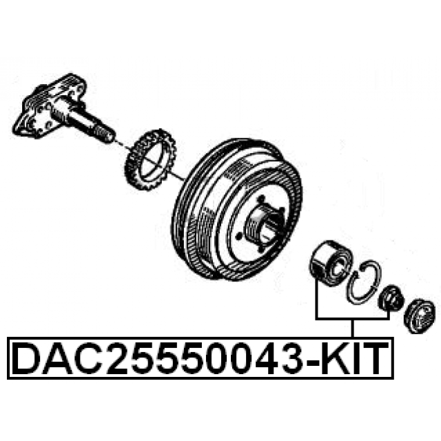 FEBEST DAC25550043-KIT