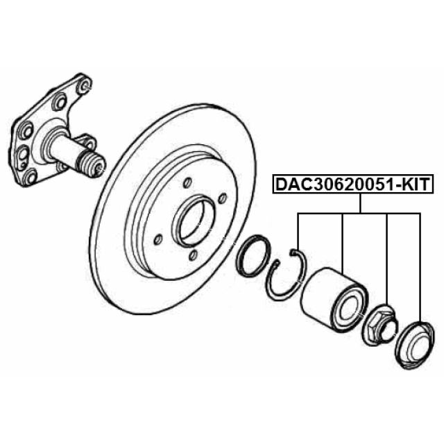 FEBEST DAC30620051-KIT