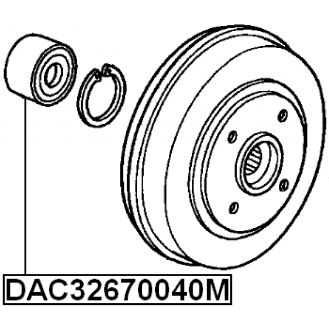 FEBEST DAC32670040M