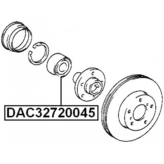 FEBEST DAC32720045