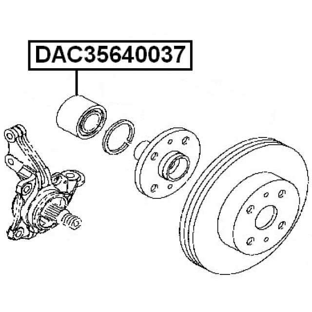 FEBEST DAC35640037