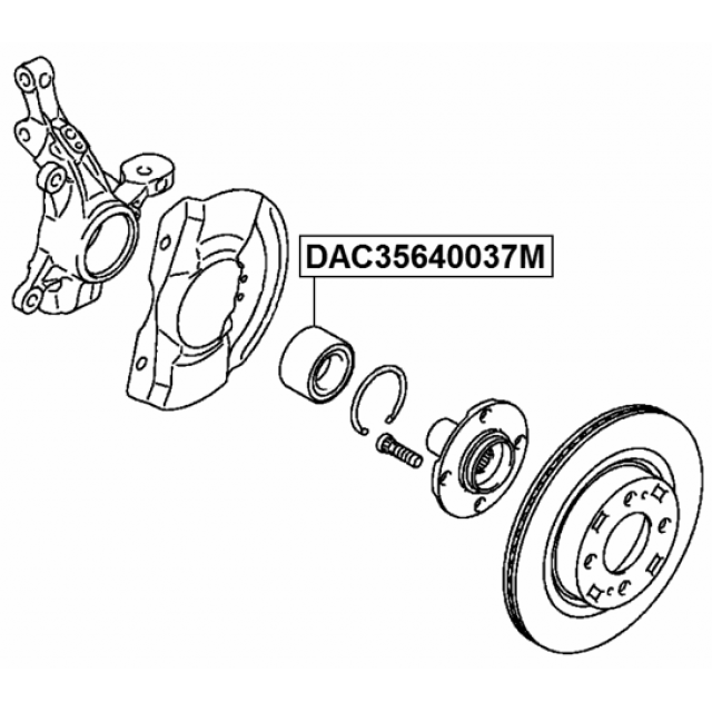 FEBEST DAC35640037M