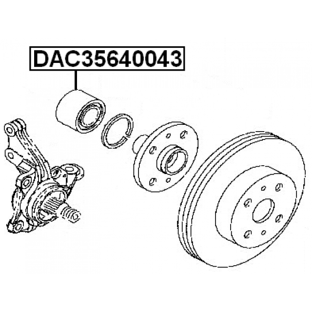 FEBEST DAC35640043