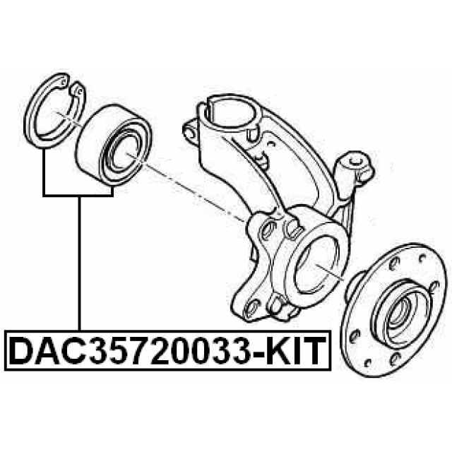 FEBEST DAC35720033-KIT