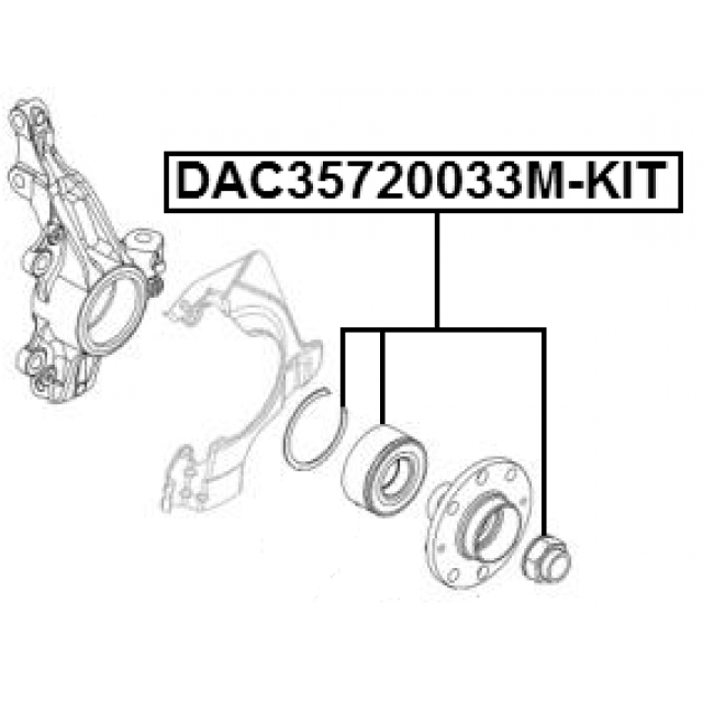 FEBEST DAC35720033M-KIT