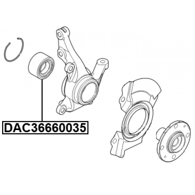 FEBEST DAC36660035