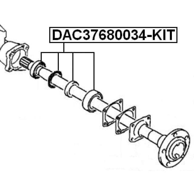 FEBEST DAC37680034-KIT