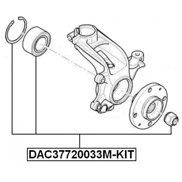 FEBEST DAC37720033M-KIT