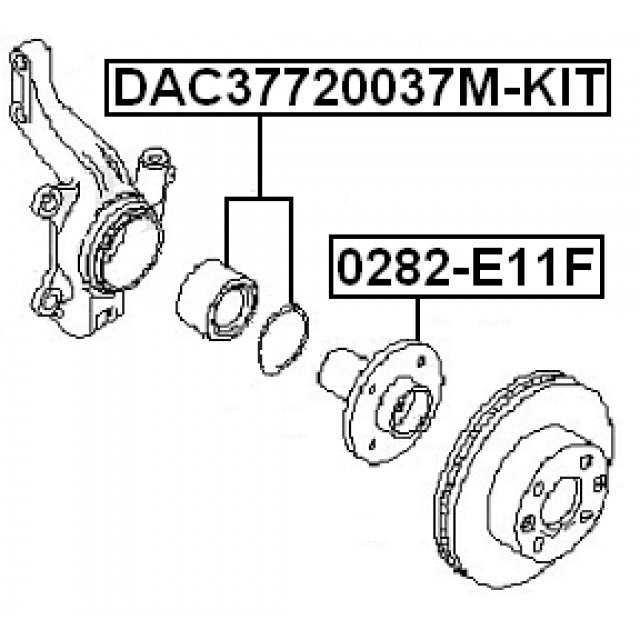 FEBEST DAC37720037M-KIT
