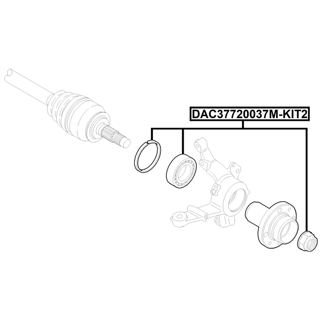 FEBEST DAC37720037M-KIT2