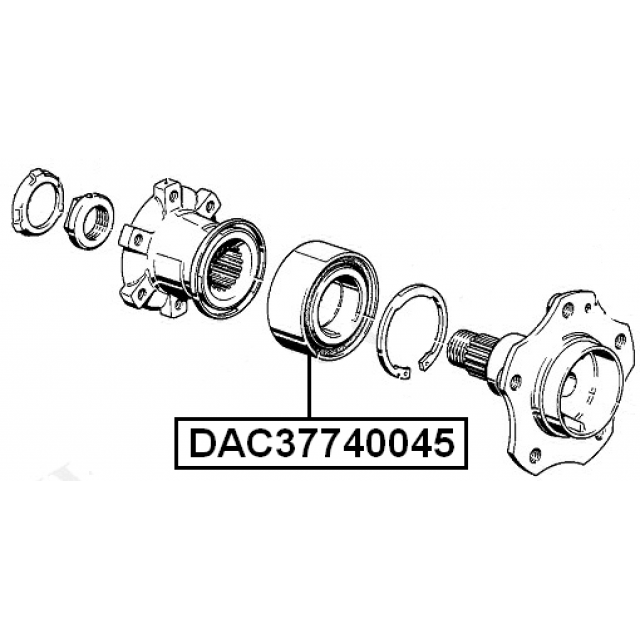 FEBEST DAC37740045