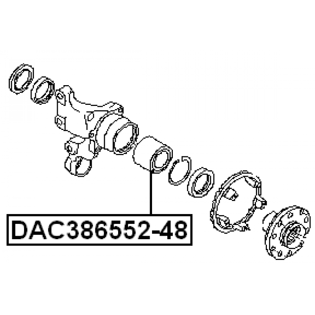 FEBEST DAC386552-48