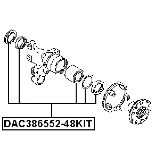 FEBEST DAC386552-48KIT