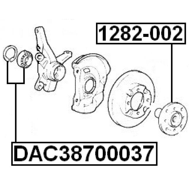 FEBEST DAC38700037