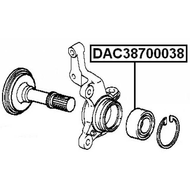 FEBEST DAC38700038