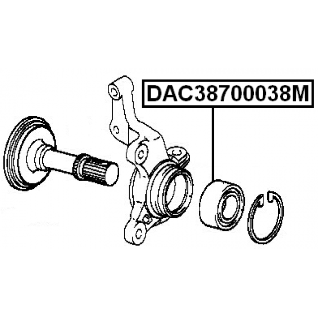 FEBEST DAC38700038M
