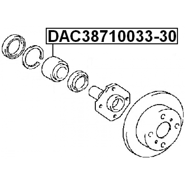 FEBEST DAC38710033-30