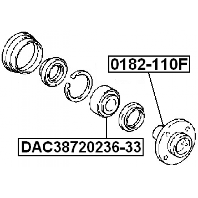FEBEST DAC38720236-33