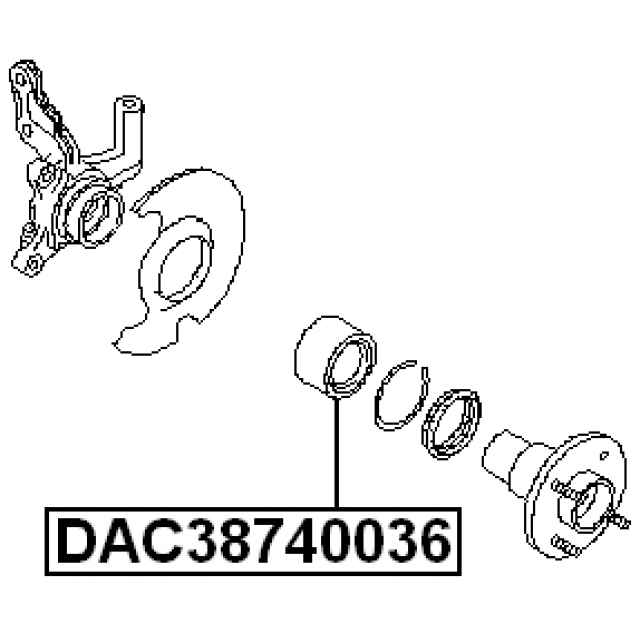 FEBEST DAC38740036
