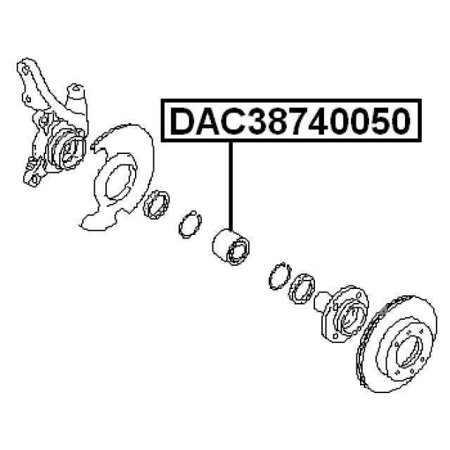 FEBEST DAC38740050