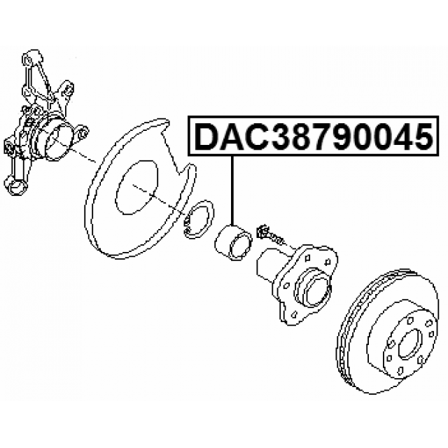 FEBEST DAC38790045
