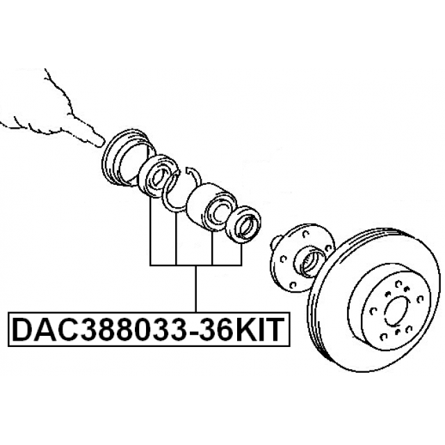 FEBEST DAC388033-36KIT
