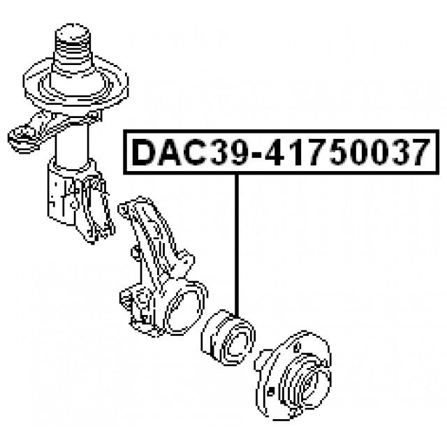 FEBEST DAC39-41750037