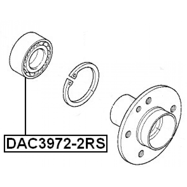 FEBEST DAC3972-2RS
